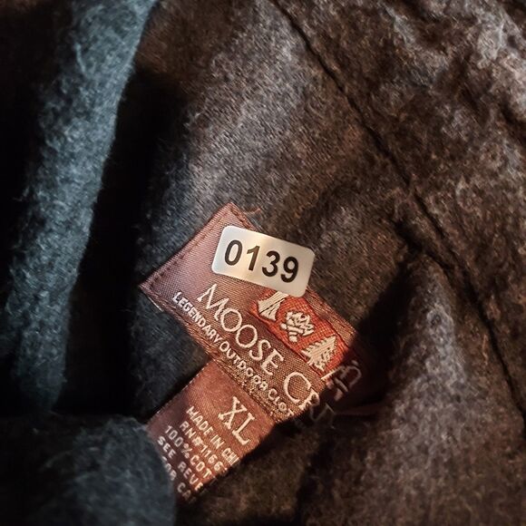 Moose Creek Legendary Outdoor Clothing Button‑Up Shirt XL – Charcoal Cotton - Picture 8 of 8